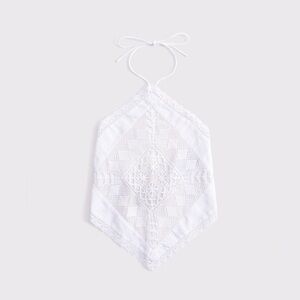 🌿✨ Abercrombie & Fitch Linen Blend Bandana Top – NWT ✨🌿